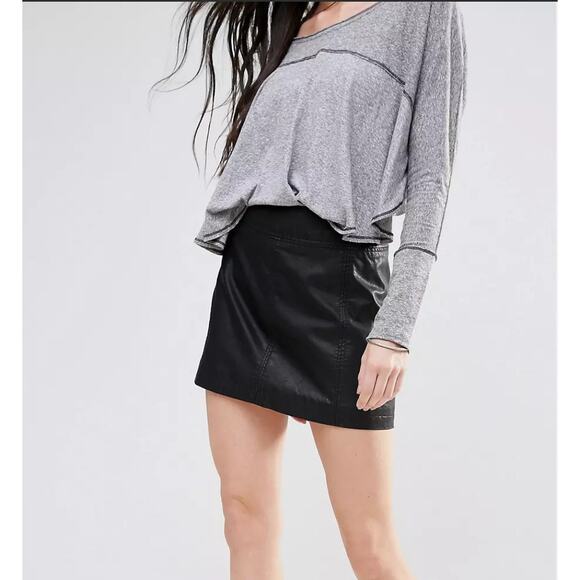 Free People We the Free Cloud Nine Boxy Swing Crop Top Size S Petite - Picture 1 of 10